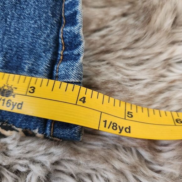 Bill Blass Jeans Vintage 1990s Upcycled Mom Shorts High Waisted Size 6‎ - Picture 11 of 12